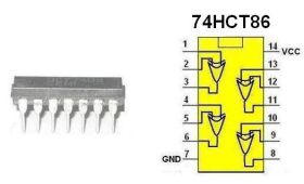 Układ cyfrowy 74HCT86