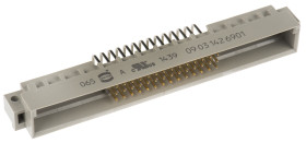 Złącze DIN 41612 42 + 6 -pinowe 3 -rzędowe raster: 2.54mm Męski 09031426901