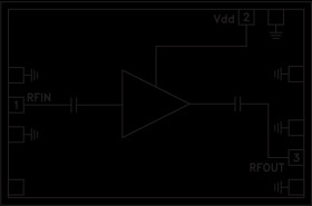 Low Noise Amplifier Chip, 24 - 40 GHz
