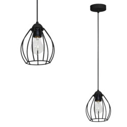 Lampa Wisząca DON BLACK 1xE27 MLP748 Milagro