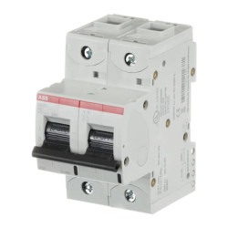 Wyłącznik nadprądowy MCB, Typ K, 2-biegunowy, 80A, 240V, ABB, S800U