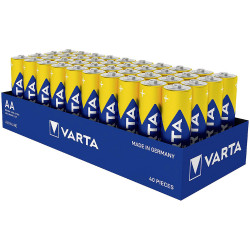 Varta 4906124354 LONGLIFE Power AA Batteries 1.5V 40pcs High Performance