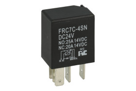 Przekaźnik; elektromagnetyczny samochodowy; FRC7C-4SN DC24V; 24V; DC; 1 styk przełączny; 20A; 14V DC; z konektorami; 1,2W; Forwa