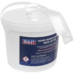 Sealey SCW3 Hand Wipes Bucket - Pack Of 150
