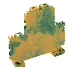 Zacisk PE Weidmuller poziomy: Podwójny 26 → 12AWGŚruba WDK 800 V