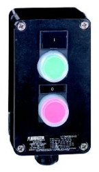 Kaseta sterownicza, XAW-F, metalowa, 1 NO, ziel., Start-Stop XAWF210EX