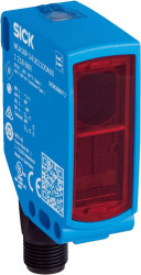 Czujniki fotoelektryczne Odblaskowe Prostokątny SICK PNP / NPN zakres 10 m Widoczny czerwony
