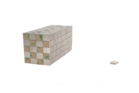 10x10x1 mm Cuboidal 3M Self-Adhesive N38 Neodymium Magnet