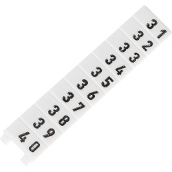 Wieland 04.845.0453.0 Marking Strip 5mm Marked 9705 A/5/10 B 31 - 40