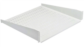 Półka Stała Do Szafy Rack 19 Cali 2U 350Mm Szara