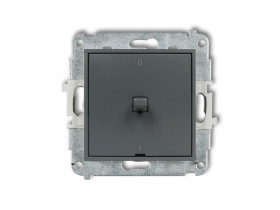 MINI Wyłącznik 2-biegunowy w stylu amerykańskim grafitowy mat 28MWPUS-9 KARLIK
