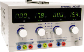 Zasilacz laboratoryjny regulowany Multimetrix XA 3033 0 - 30 V 0 mA - 3 A Kalibracja (ISO)