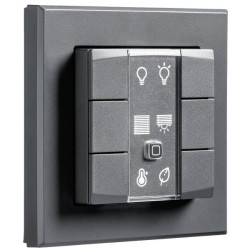 Homematic IP 159828A0 Wall Switch Wireless 1 Piece 6-Channel HmIP-WRC6-A
