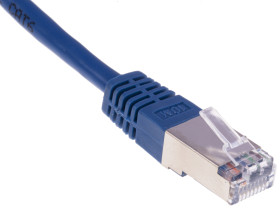 Kabel Ethernet Cat6 długość 10m Z zakończeniem RS PRO PVC l. żył: 7 średnica 5.2mm