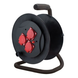 Zwijak bębnowy 3-gniazda tablicowe z/u i zabezpieczeniem termicznym ZB-111