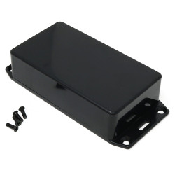 Hammond 112x62x31mm ABS Multi-Purpose Enclosure (1591BFLBK) [Discontinued]