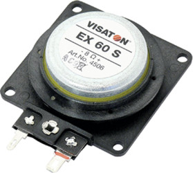 Exciter, 8 Ω, black, EX 60 S 4 OHM