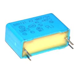 Kondensator 220nF 250V AC MKP X2 S+M 26mm x 15,5mm x 10mm