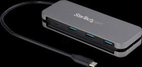 HB30CM3A1CB USB 3.0 Hub, 4 Port, 3x USB-A, 1x USB-C, grey