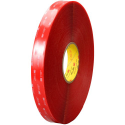 3M 4905F126 VHB&#x2122; Tape 4905F, Transparent, 12 mm x 66 m, 0.5 mm