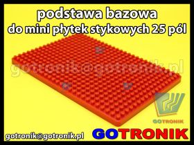 Podstawa bazowa do mini płytek stykowych 25 pól