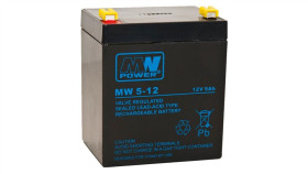 Akumulator Vrla Agm 12V 5Ah (Żywotność 6-9Lat) Mwh5-12