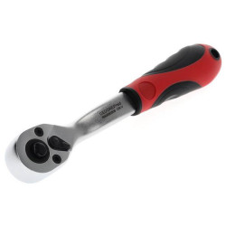 Gedore RED 3300159 2K Reversible Ratchet 1/4&quot; cranked length 145 mm