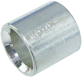 Butt connector, uninsulated, 4.0-6.0 mm², silver, 7 mm, 1492880000