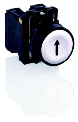 Przycisk z samoczynnym powrotem NO biały strz.g. XB5AA3341