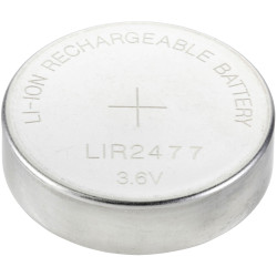 VOLTCRAFT Button cell (rechargeable) LIR2477 Lithium80 mAh 3.6 V