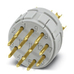 Wkładka stykowa Męski 12-pinowe