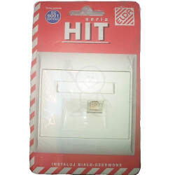HIT gniazdo GKP-18H5 białe