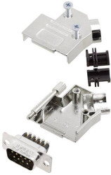 Amphenol L17D45ZK15+L717DA15PST Zestaw listew męskich D-Sub, rzędy: 2, styki: 15, 45 °, 1 zest.