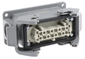 Wzmocnione złącze zasilania 16-pinowe HARTING 16A 500 V Żeński PG21