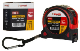 Miara zwijana metrówka metalowa 5m 19mm premium Schmith