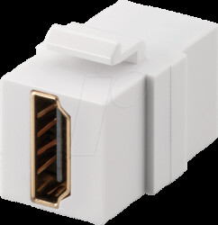 70812 Keystone modul HDMI-A-socket / socket, white