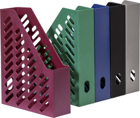 HAN KLASSIK KARMA 16018-17 Segregator DIN A4, DIN C4 czerwony recyklingowane tworzywo sztuczne 1 szt.