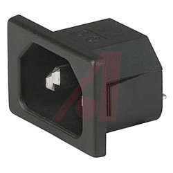 Złącze IEC IEC C14, na Zatrzask Męski 10A Proste liczba bezp None Szybkozłączne Schurter