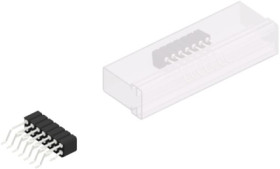 Socket header, 14 pole, pitch 2 mm, straight, BLY9SMD14SM