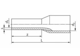 Końcówka kablowa miedziana tulejkowa cynowana AI 0,75-8 szara TOKRJ0000000805 /100szt./