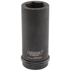 Draper Expert 05057 Expert 25mm 3/4&quot; Sq. Dr. Hi-Torq&#xAE; 6 Point Deep Impact Socket