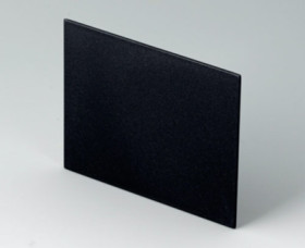 Rear panel, PPO, (W x H) 86.8 x 71.8 mm, black, B6134222