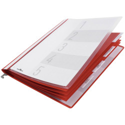 Durable 255403 Personnel folder 5 compartments Red 1 pc Personal Data Folder