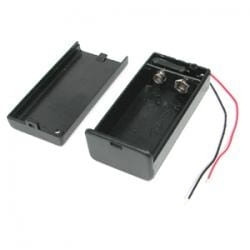 Pojemnik baterii 6F22 (9V) z wyłącznikiem i pokrywką