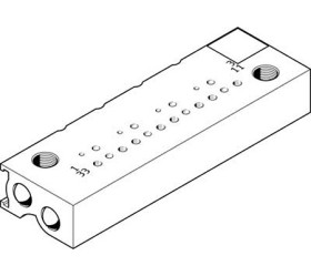 Blok kolektora 6-drogowa M5 Festo