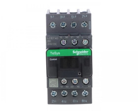 TeSys Deca Stycznik mocy D 4P AC1-40A 1R + 1Z 24V DC LC1DT40BD