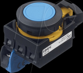 CW1B-A1E10S CW-22mm, PB, maint, plastic, 1NO, bl