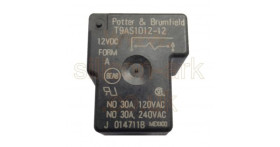 12 Volt DC SPSTNO Relay (T9AS1D12-12) - Potter &amp; Brumfield