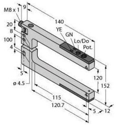 Fotokomórka Turck SLM120N6Q 3074988 1 szt.