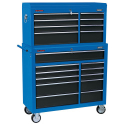 Draper 17764 40&quot; Combined Roller Cabinet and Tool Chest (19 Drawer)